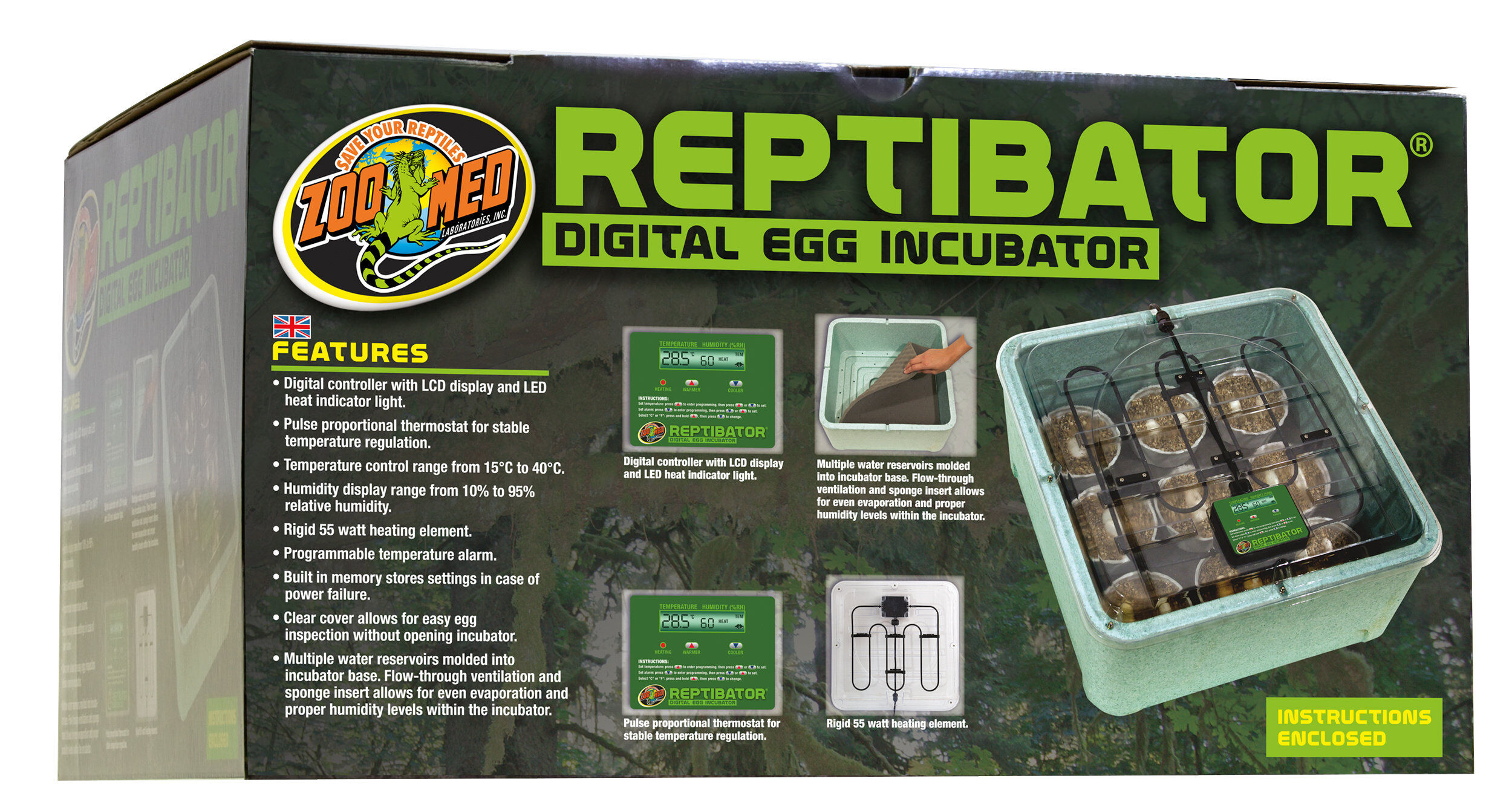 Zoomed - Incubateur digital pour reptile Image num&eacute;ro 2