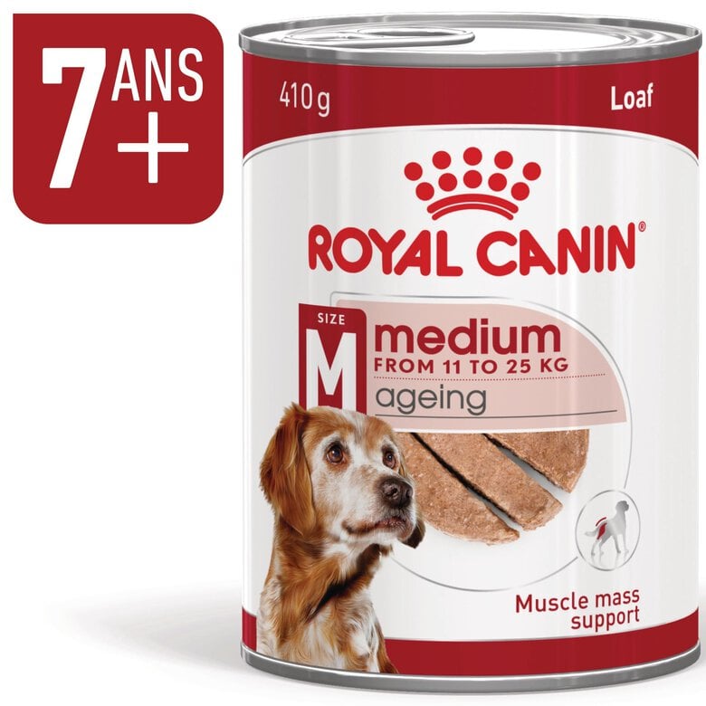 Royal Canin - Pâtée en Mousse Medium Ageing Adult M - 410g Image numéro 1 Royal Canin - Pâtée en Mousse Medium Ageing Adult M - 410g Image numéro 1