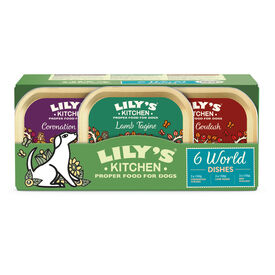 Lily's Kitchen - Multipack Pâtées "Cuisines du Monde" pour Chien - 6x150g