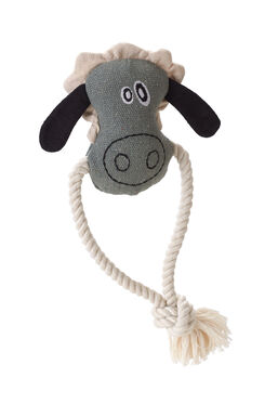 Hunter - Jouet Mouton Nebraska + Corde pour Chiens - 32cm