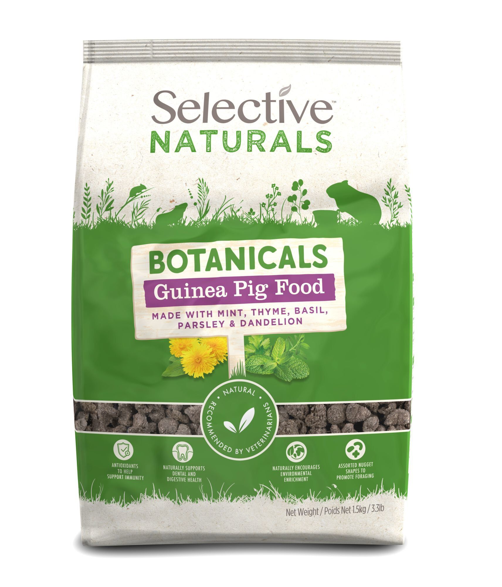 Selective Naturals - Aliment En Granul&eacute;s Botanicals Guinea Cochon d'Inde - 1,5kg Image num&eacute;ro 2