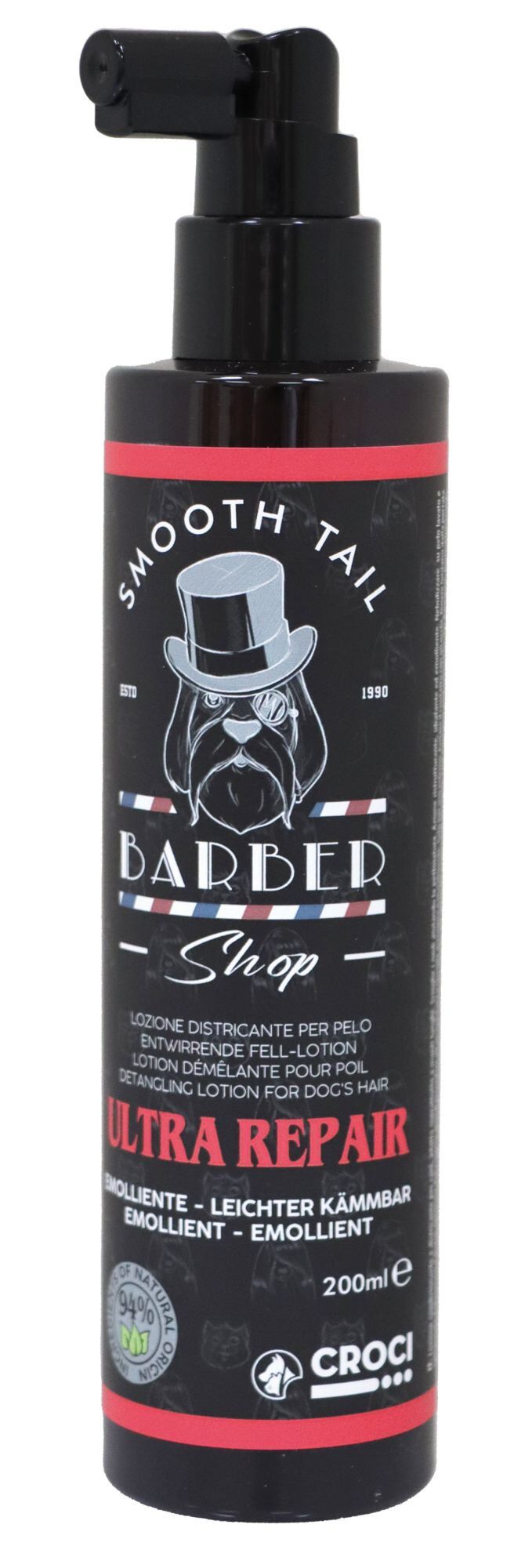 Croci - Lotion D&eacute;m&eacute;lante BARBERSHOP Ultra Repair pour Chien - 200ml Image num&eacute;ro 1