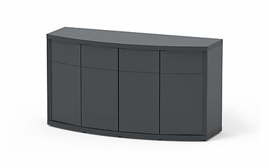 Aquatlantis - Meuble SUBLIME HORIZON 150 Anthracite pour Aquarium - 150x54x83cm