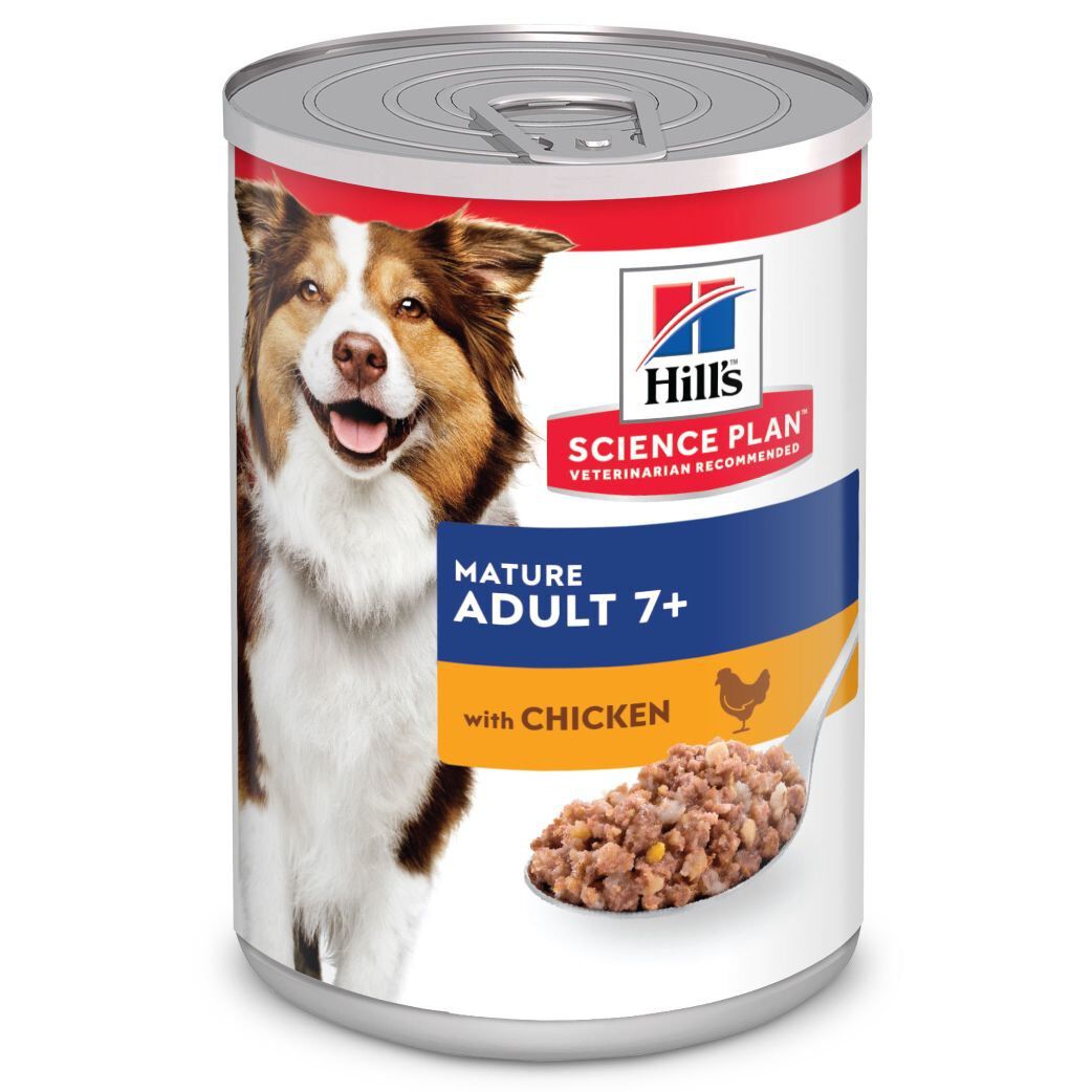 Hill's Science Plan - Mature Adult Bo&icirc;te pour Chien &Acirc;g&eacute; Poulet - 370 GR Image num&eacute;ro 1