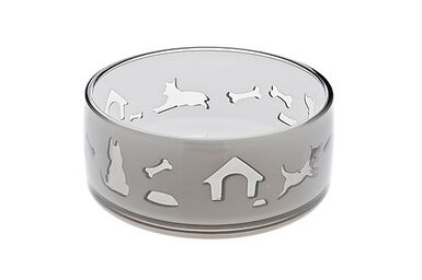 Ferribiella - Bol Duoworld Gris pour Chiens