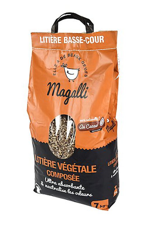 Magalli - Litière Végétale Cacao pour Basse-cour - 7Kg image number null