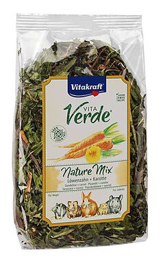 Vitakraft - Friandises Nature Mix Pissenlit et Carotte pour Rongeur - 100g
