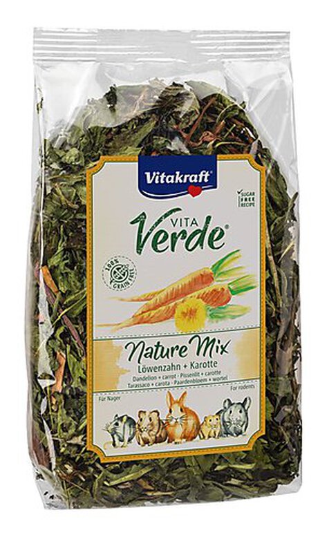 Vitakraft - Friandises Nature Mix Pissenlit et Carotte pour Rongeur - 100g image number null