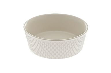 Ferribiella - Bol Porcelaine Galatea Blanc pour Chiens