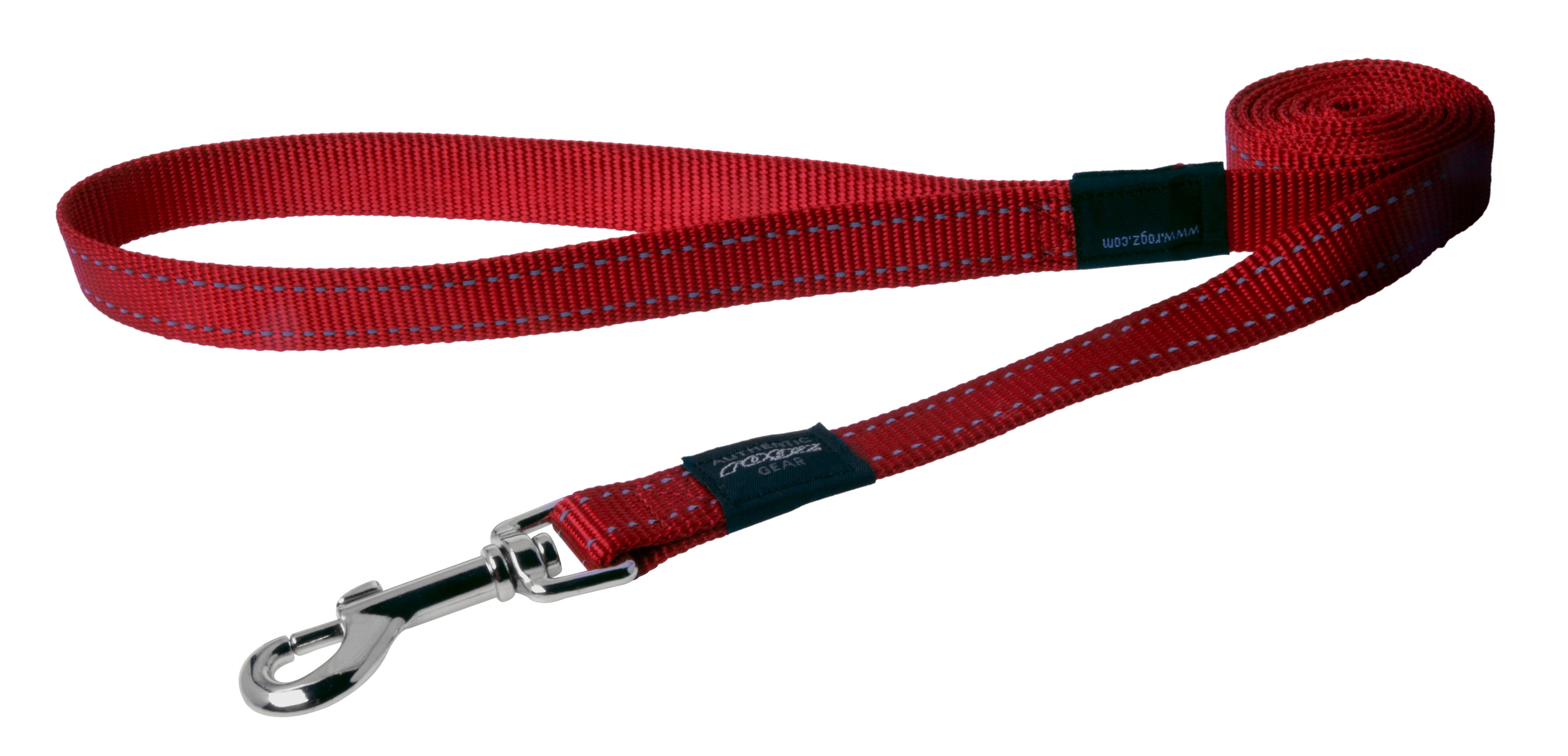 Rogz - Laisse Utility Rouge pour Chiens - 140x2cm Image num&eacute;ro 1