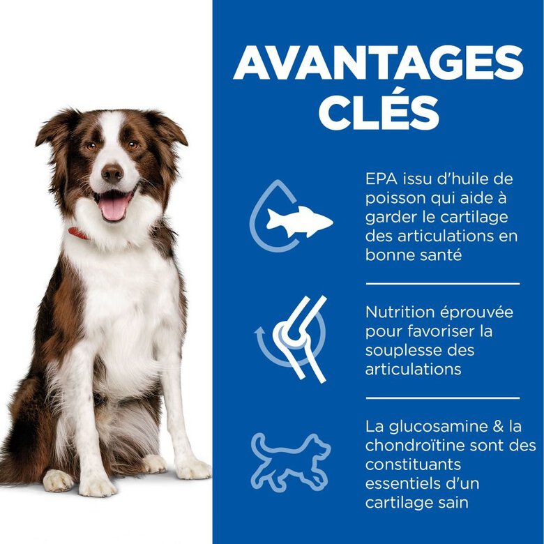 Hill's Science Plan - Adult Healthy Mobility Croquettes Pour Chien Au Poulet  - 12kg Image numéro 3 Hill's Science Plan - Adult Healthy Mobility Croquettes Pour Chien Au Poulet  - 12kg Image numéro 3