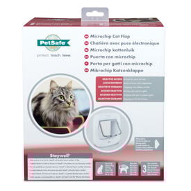 PetSafe - Porte à Puce Electronique pour Chiens et Chats - Blanc
