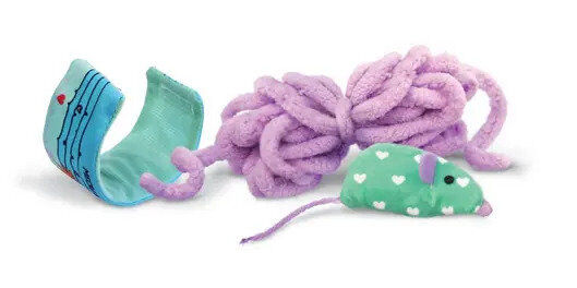 KONG - Jouet Pelote de Laine avec Souris pour Chat - 11,4cm Image num&eacute;ro 2