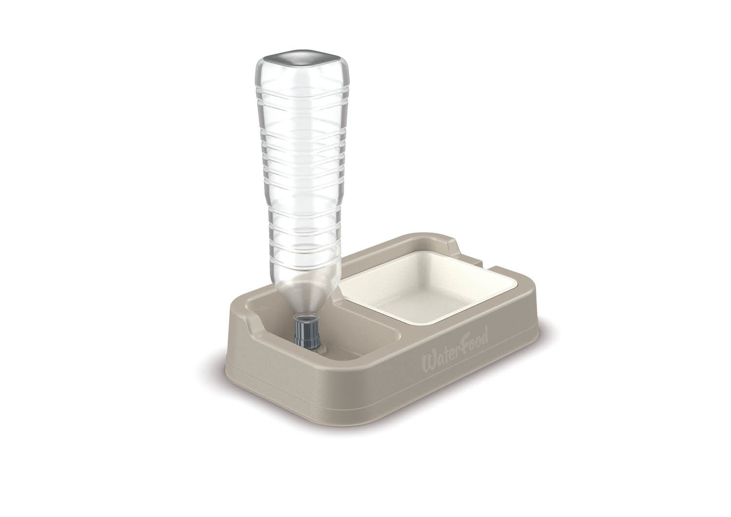 Animalis - Distributeur Eau/Croquettes pour Chien - Marron Image num&eacute;ro 3