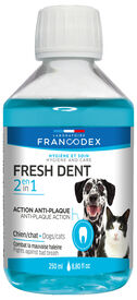 Francodex - Fresh Dent 2 en 1 pour Chien et Chat - 250ml
