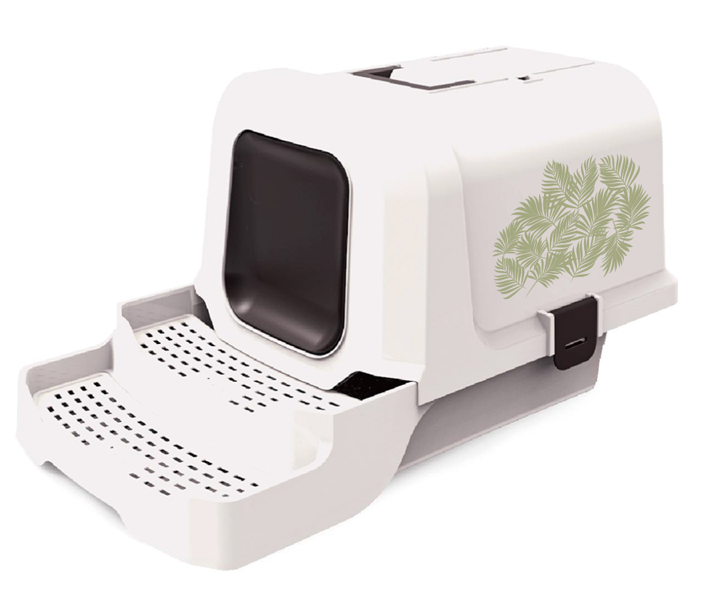 Nice Care - Maison de Toilette avec Tiroirs d'entretien pour Chats - 42x41x69cm Image num&eacute;ro 1