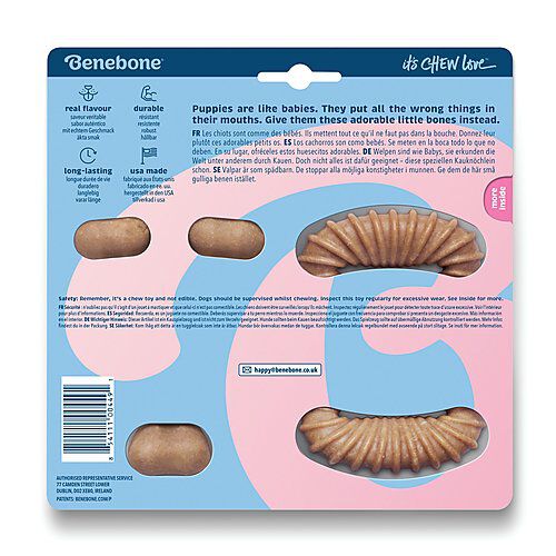Benebone - Jouet Puppy Pack Dental Chew-Wishbone Bacon Image num&eacute;ro 2