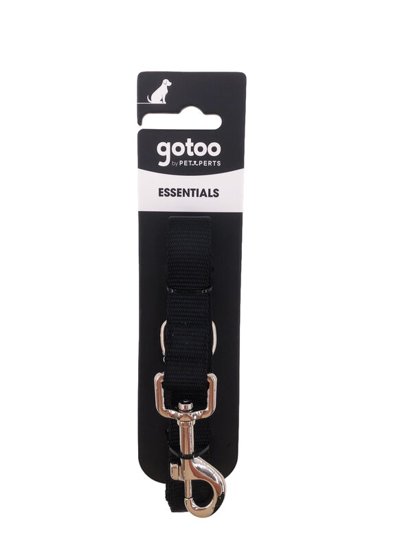 Gotoo - Laisse Essentials en Nylon pour Chien - Noir Image numéro 3 Gotoo - Laisse Essentials en Nylon pour Chien - Noir Image numéro 3