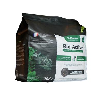 Eublepharis - Substrat Bio-Active Premium Tropical Soil pour Reptiles - 20L/10Kg