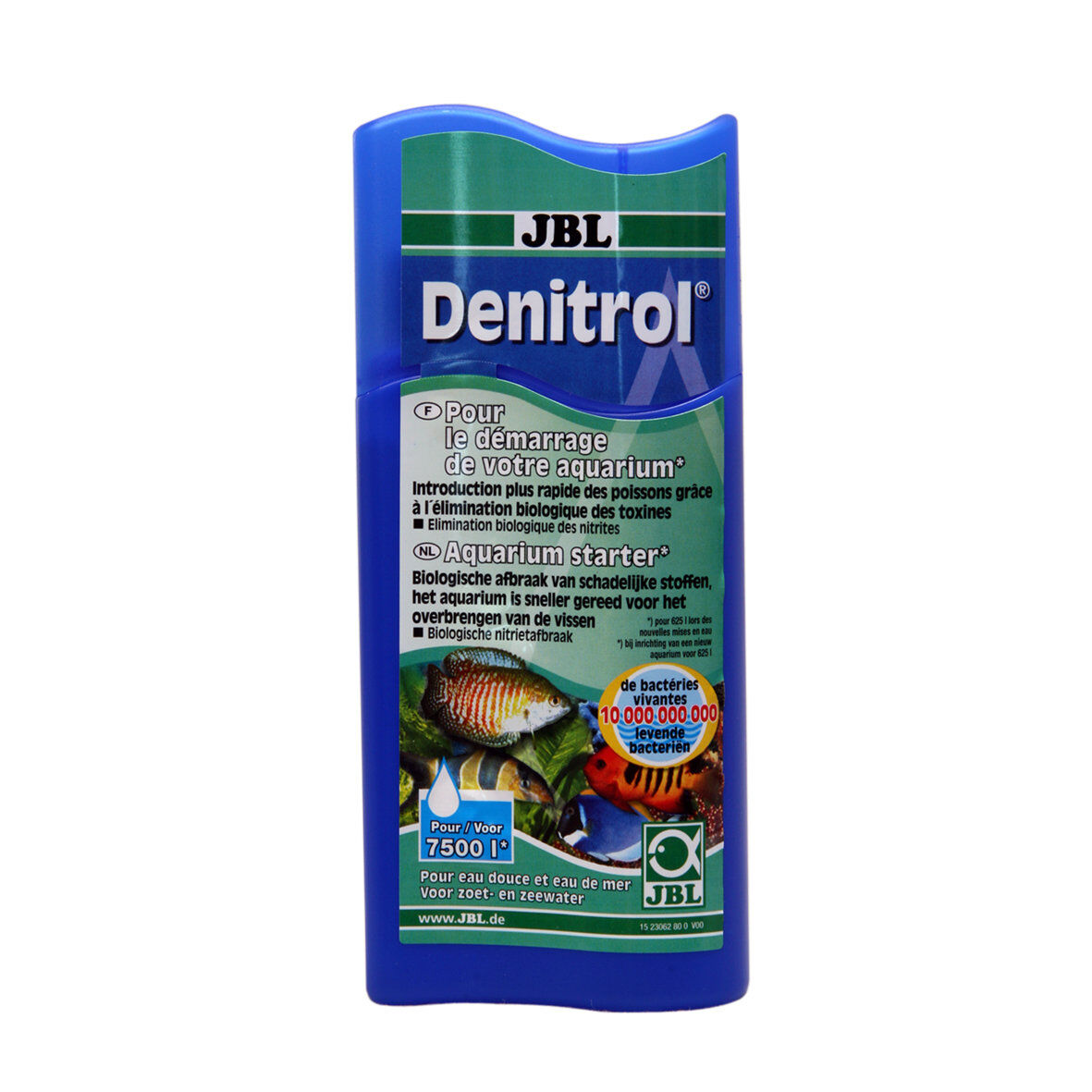 JBL - Bact&eacute;ries Denitrol pour Eau d'Aquarium - 250ml Image num&eacute;ro 1