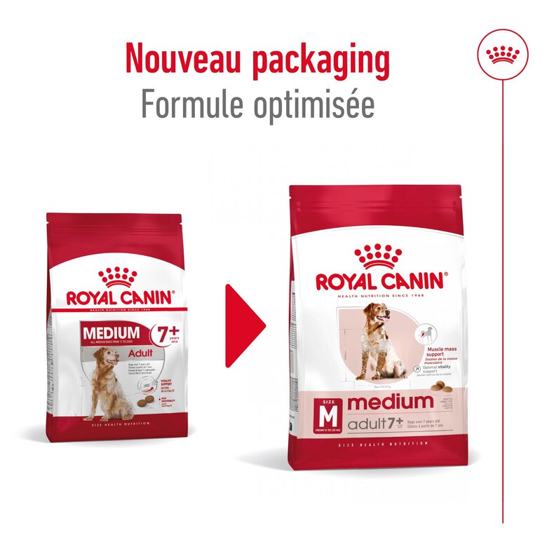 Royal Canin - Croquettes Medium Adulte 7+ pour Chien - 15Kg Image numéro 13 Royal Canin - Croquettes Medium Adulte 7+ pour Chien - 15Kg Image numéro 13