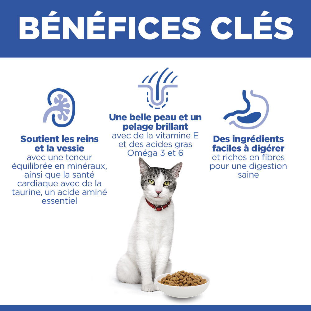 Hill's Science Plan - Senior 11+ Croquettes Pour Chat Ag&eacute; Au Poulet  -  1,5kg Image num&eacute;ro 8