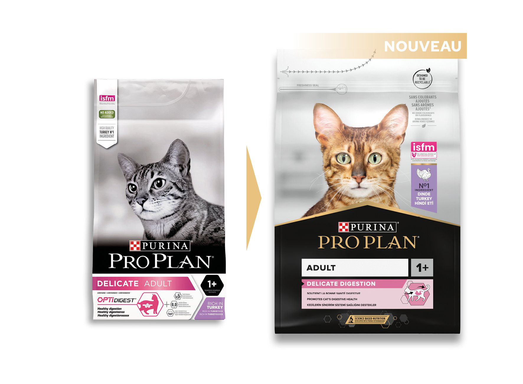 Pro Plan - Croquettes Delicate &agrave; la Dinde pour Chat - 3Kg Image num&eacute;ro 3