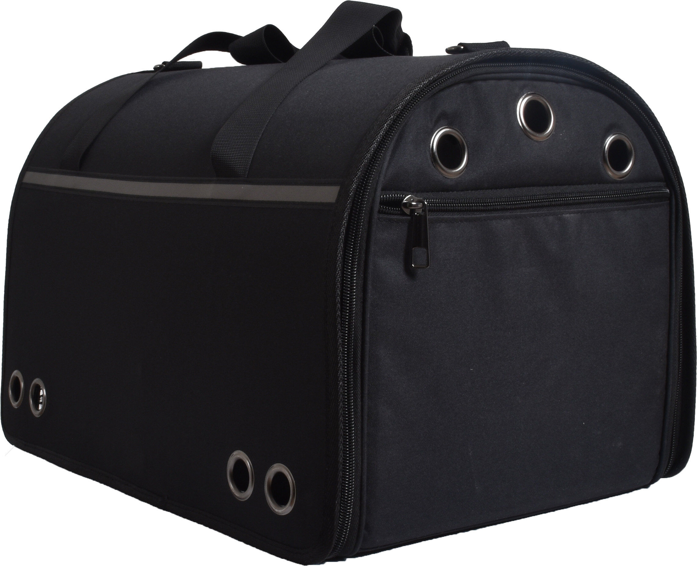 Bobby - Sac de Transport Week-end pour Chiens et Chats - Noir Image num&eacute;ro 1