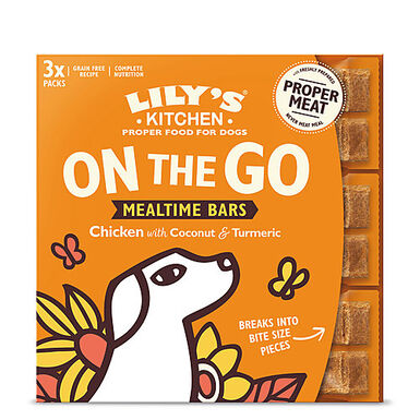 Lily's Kitchen - Repas Barres Complètes au Poulet pour Chien - 3x40g