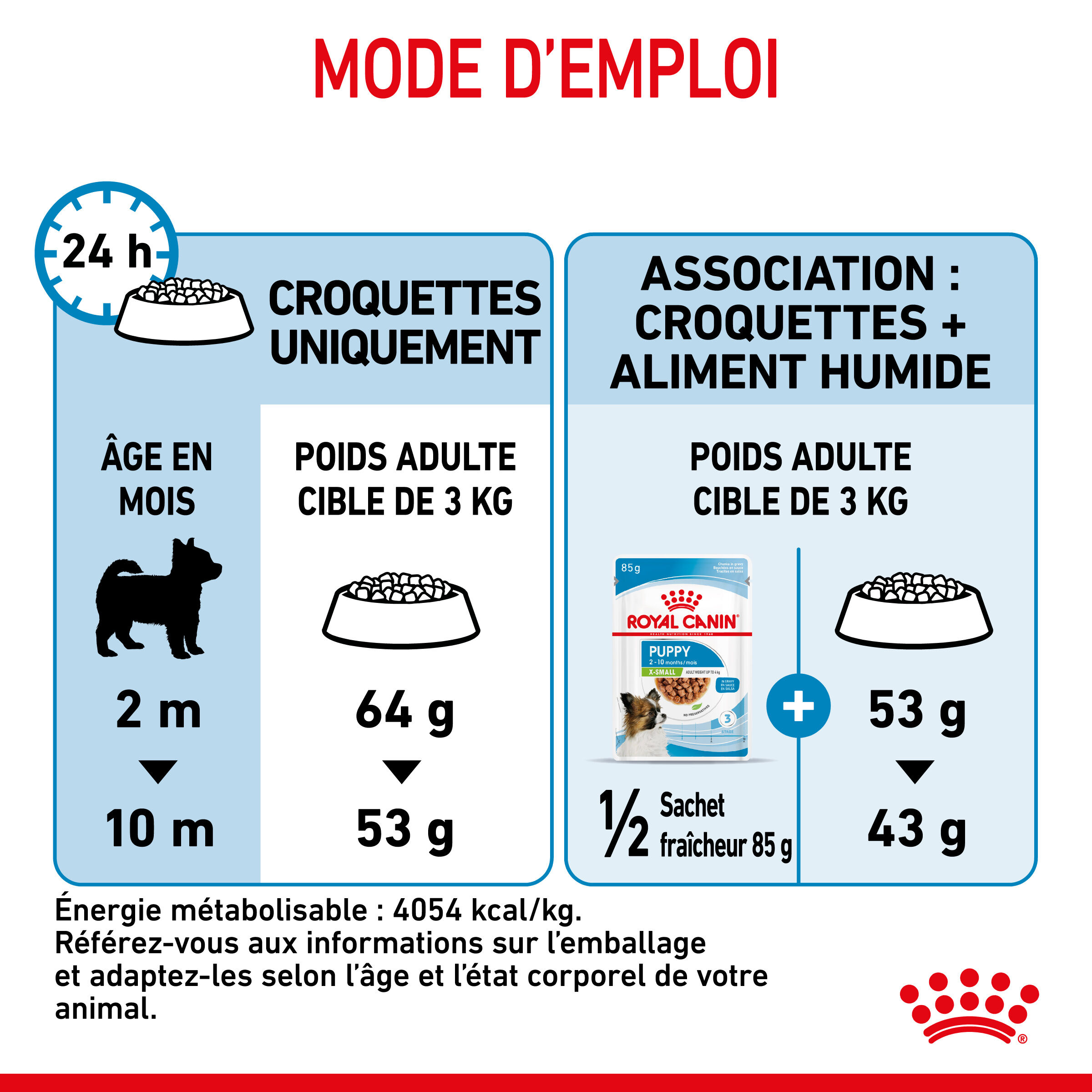 Royal Canin - Croquettes X-Small Puppy pour Chiots de 2 &agrave; 10 Mois - 500g Image num&eacute;ro 7
