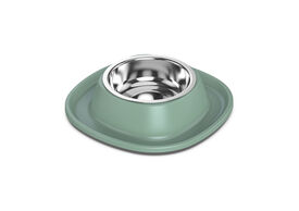 Animalis - Gamelle en Inox Soft Vert pour Chat