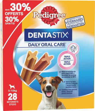 Pedigree - Friandises Dentastix pour Chien de Petite Taille - x28 dont 30% offerts