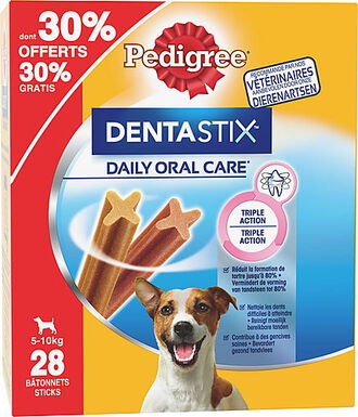 Pedigree - Friandises Dentastix pour Chien de Petite Taille - x28 dont 30% offerts