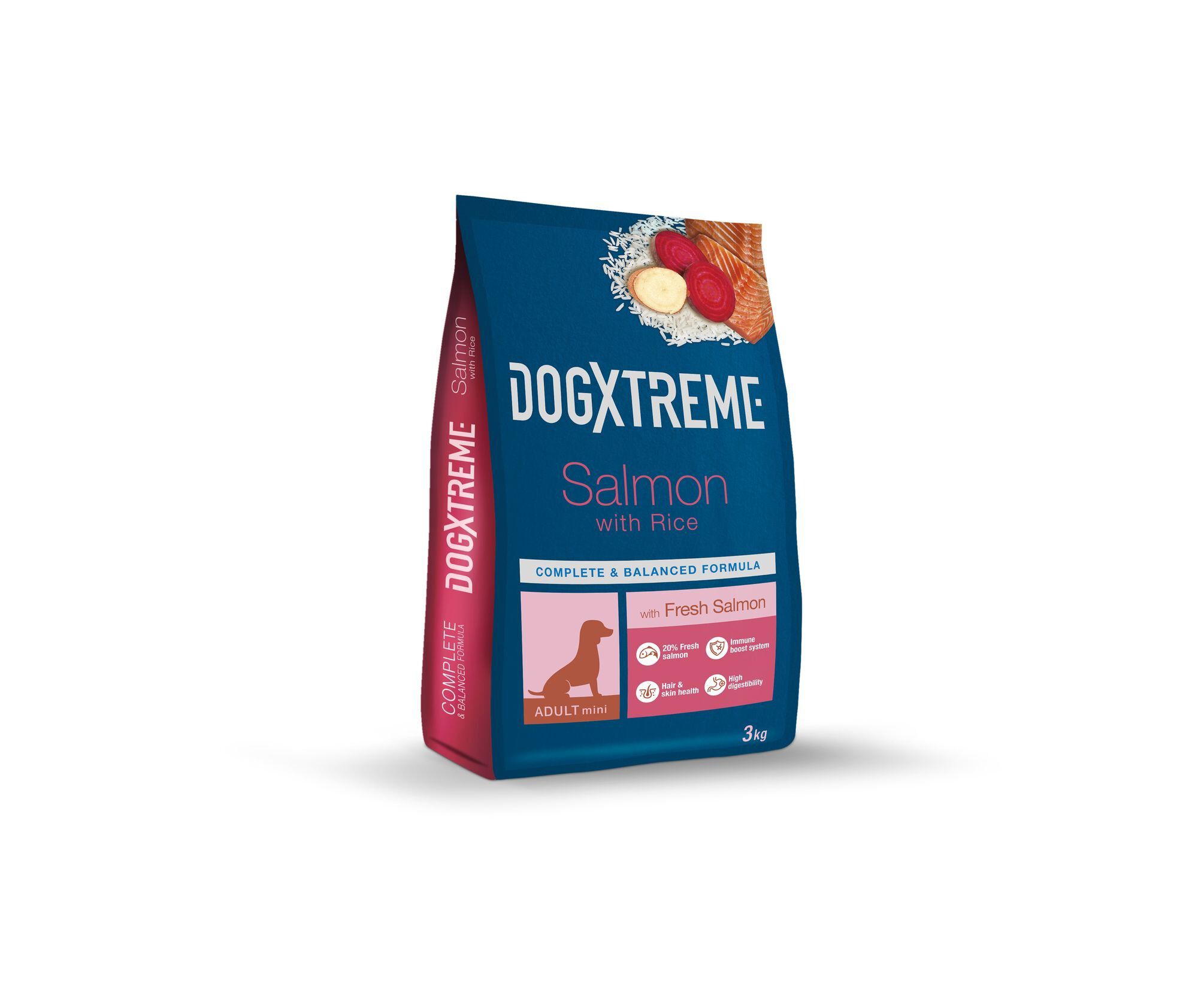 DogXtreme - Croquettes Mini Adulte au Saumon Frais pour Petit Chien - 3Kg Image num&eacute;ro 2