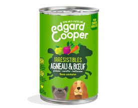 Edgard & Cooper - Boîte à l'Agneau et Bœuf pour Chien - 400g