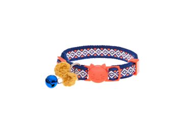 Ferribiella - Collier Anti-Etranglement Iceland pour Chats - Orange