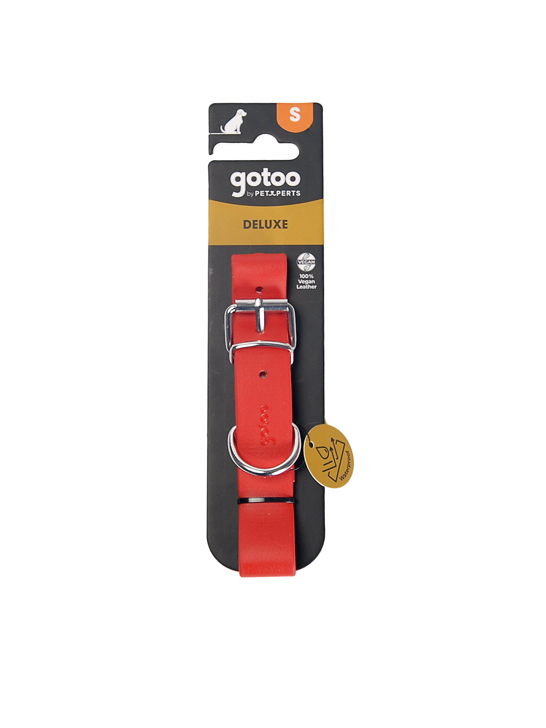 Gotoo - Collier Premium Biotane Rouge pour Chien - S Image num&eacute;ro 4