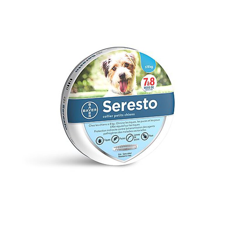Bayer - Collier Seresto Antiparasitaires pour Petit Chien image number null