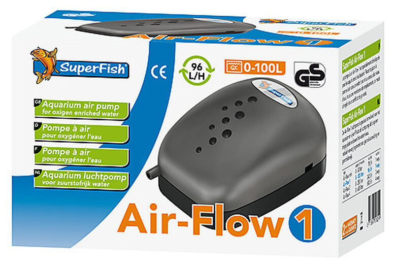 Superfish - Pompe à Air Air-Flow pour Aquarium - 96 L/H image number null