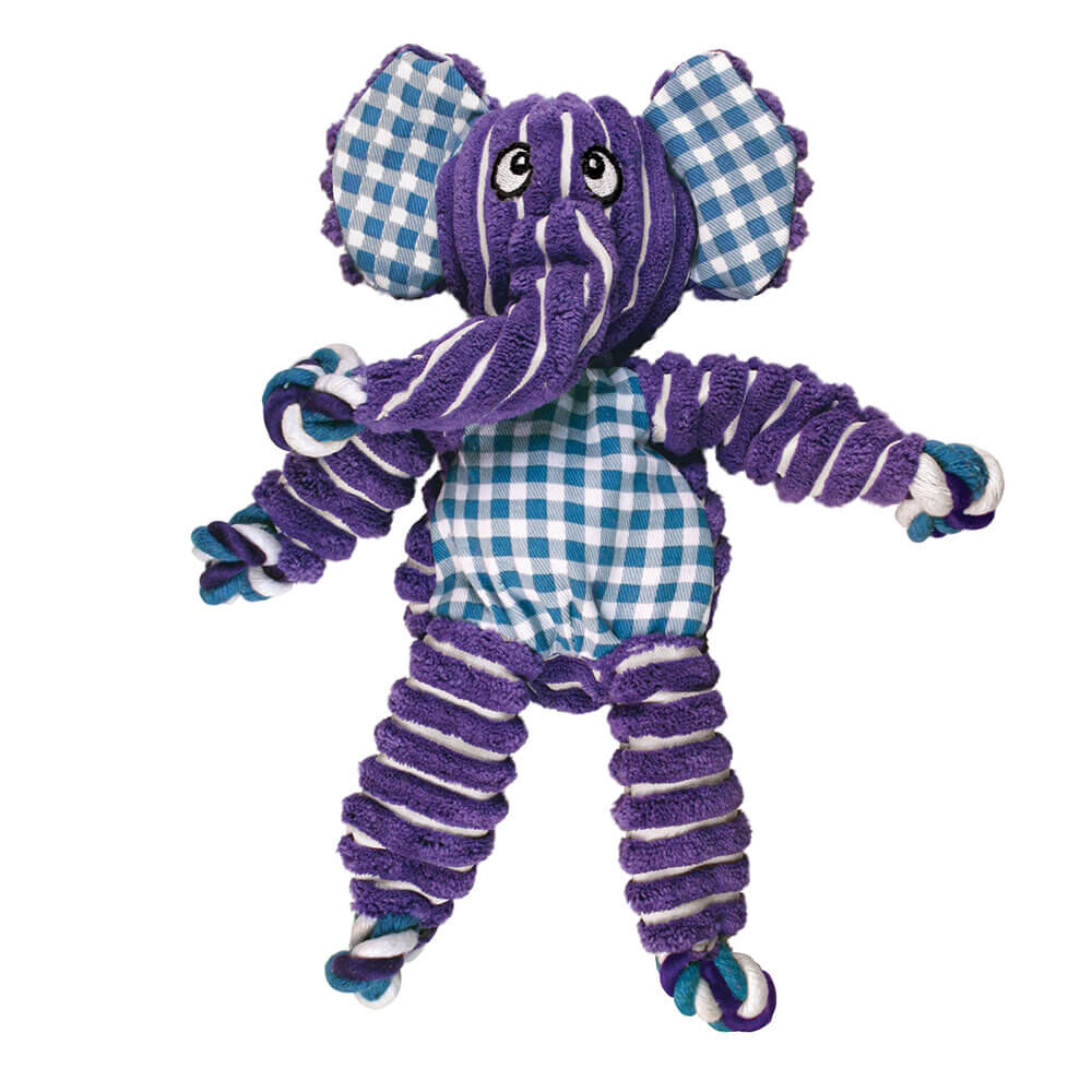 KONG - Peluche Floppy Knots Elephant pour Chien - M/L Image num&eacute;ro 1