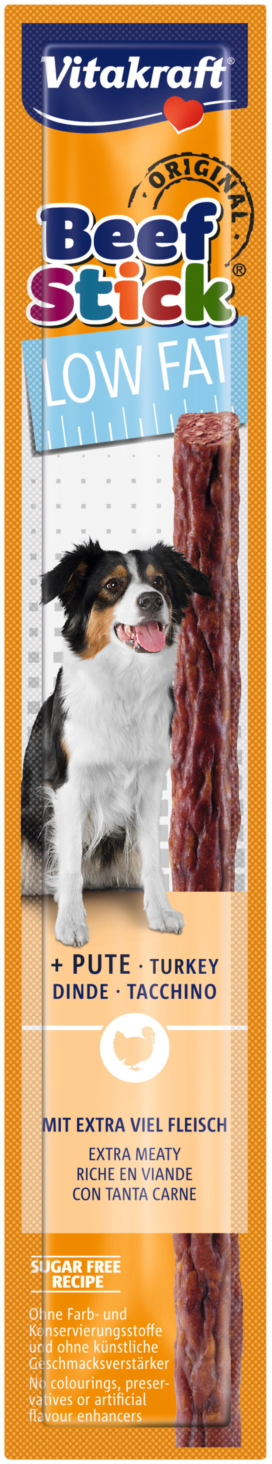 Vitakraft - B&acirc;tonnet Beef-Stick Low Dinde pour Chien - 12g Image num&eacute;ro 1