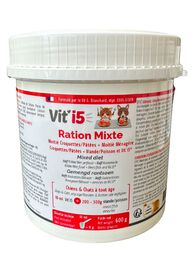 Osalia - Compl&eacute;ment Vit'i5 Rouge Min&eacute;raux & Vitamines pour Chiens et Chats - 600g