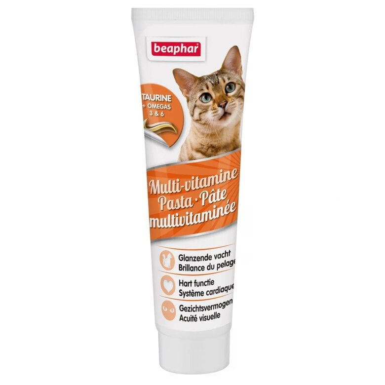 Beaphar - Pâte Multivitaminée à la Taurine pour Chat - 100g Image numéro 1 Beaphar - Pâte Multivitaminée à la Taurine pour Chat - 100g Image numéro 1