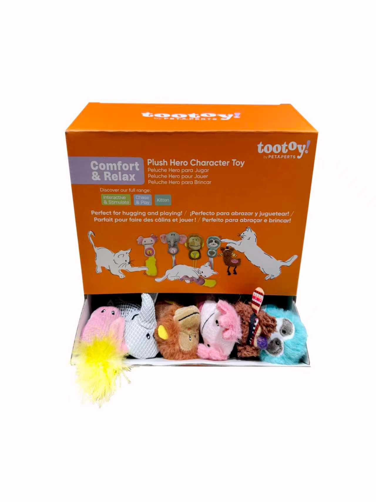 Tootoy! - Jouet Peluche H&eacute;ros pour Chats - 23cm Image num&eacute;ro 1
