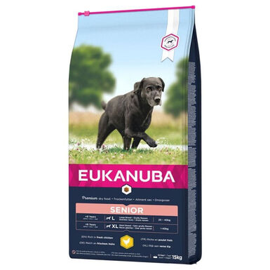 Eukanuba - Croquettes Chien Senior Pour Grande Race Poulet
