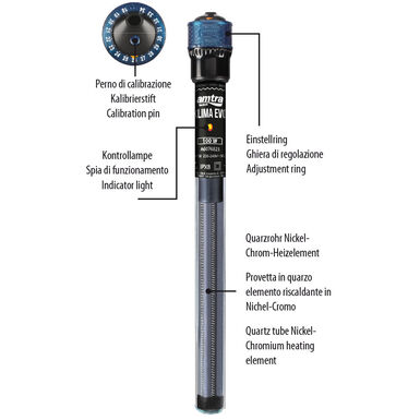Amtra - Chauffage Klima Evo pour Aquarium - 75w