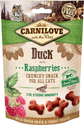 Carnilove - Friandises Crunchy Canard et Framboise pour Chat - 50g Image num&eacute;ro 1
