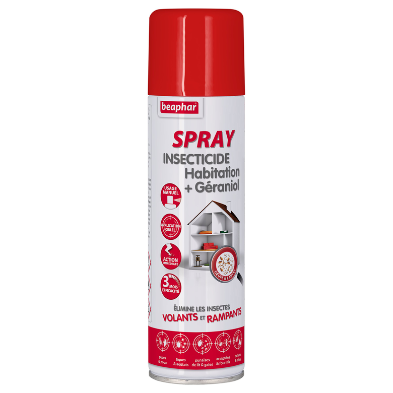 Beaphar - Spray insecticide habitation - 500ml Image numéro 1 Beaphar - Spray insecticide habitation - 500ml Image numéro 1