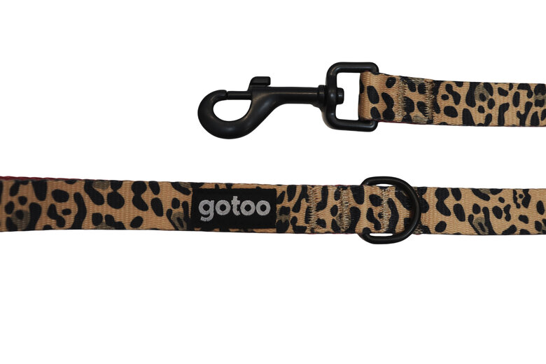 Gotoo - Laisse Léopard pour Chien Image numéro 3 Gotoo - Laisse Léopard pour Chien Image numéro 3