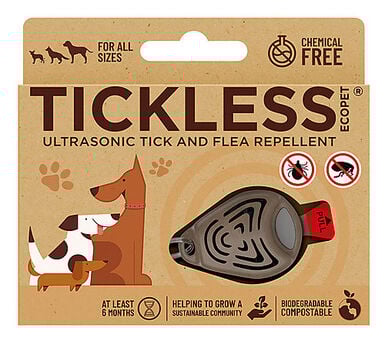 Tickless - Médaillon Ecopet Antiparasitaire Ultrason pour Chiens et Chats - 3,8cm